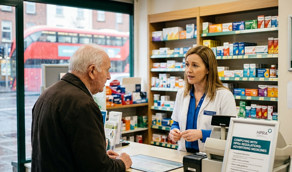 Advertising medicines in Ireland: A guide to HPRA rules for pharmacies