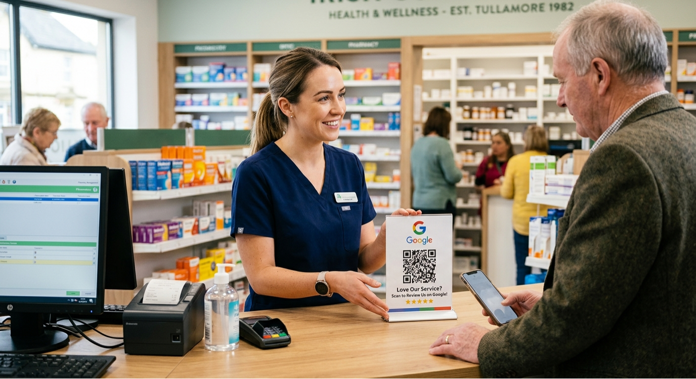 How to get more Google reviews for your Irish pharmacy